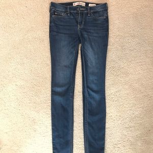 hollister low rise skinny jeans